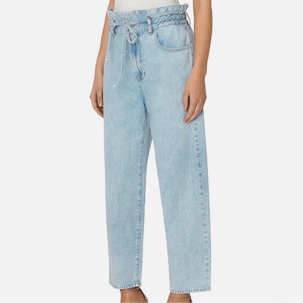 PAPERBAG WAIST BALLOON IN TUBEROSE 7 For All Mankind - Size 29